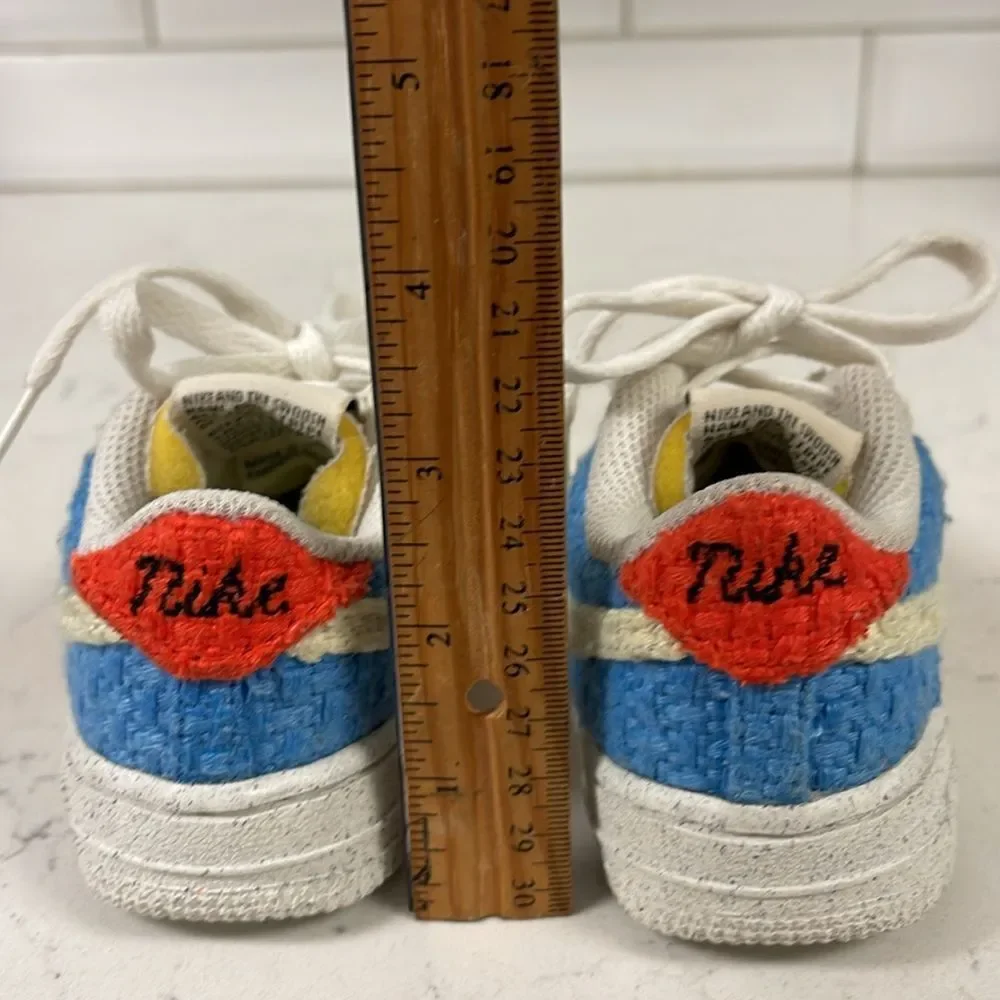 NIKE FORCE 1 LOW LV8 NEXT NATURE TD 'HEMP - MULTI' SIZE 6 C TODDLER DV2194 400